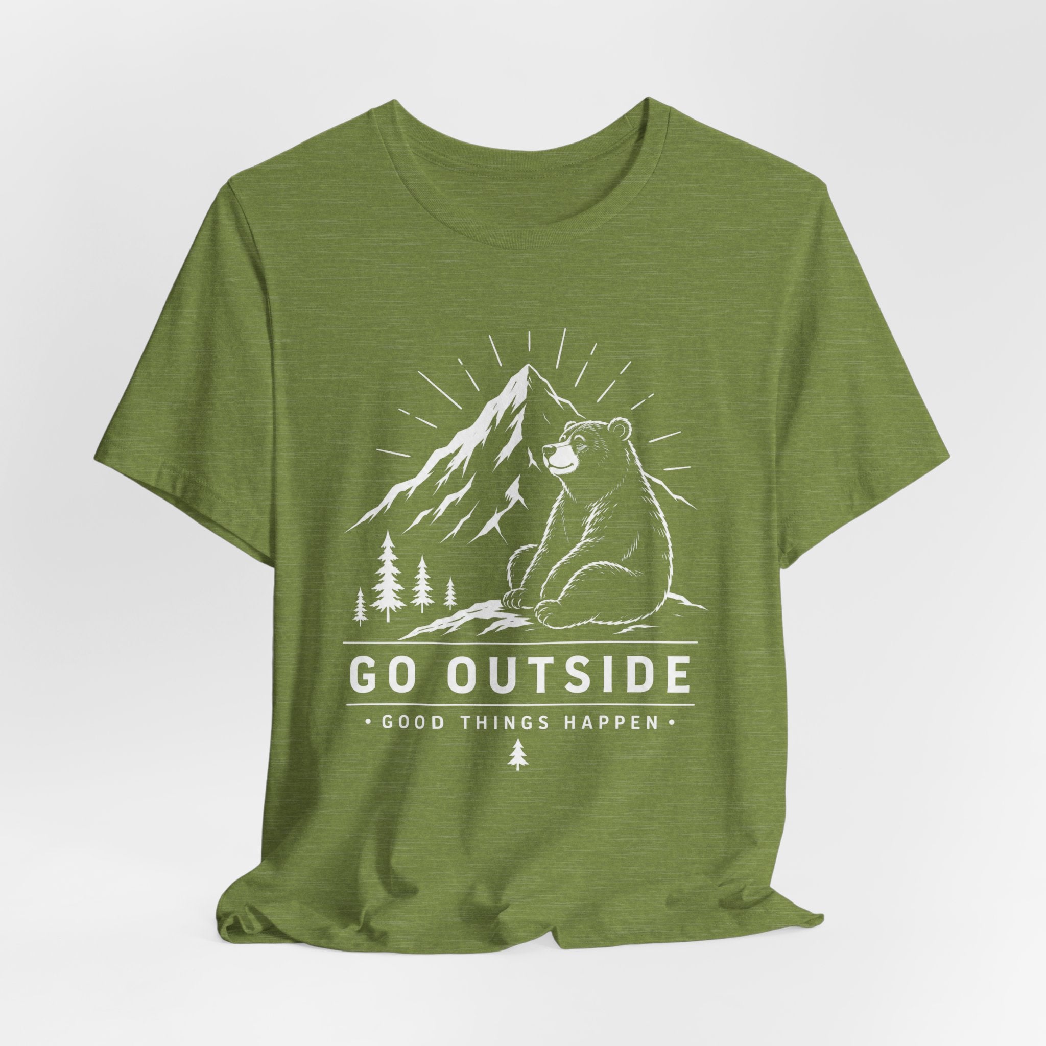 Go Outside, Good Things Happen | Bear Adventure Tee
