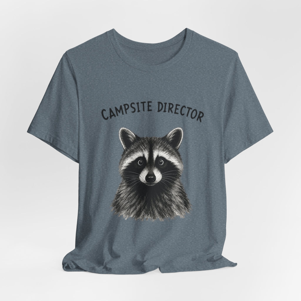 Campsite Director Raccoon Graphic Tshirt
