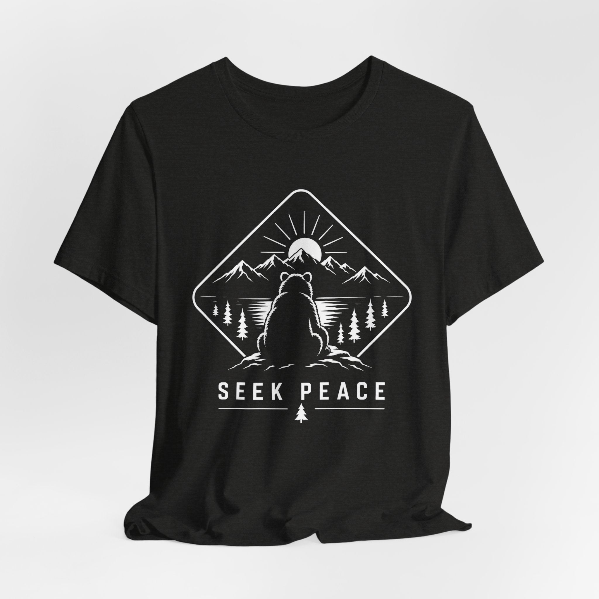 Seek Peace - Bear Wilderness Tee