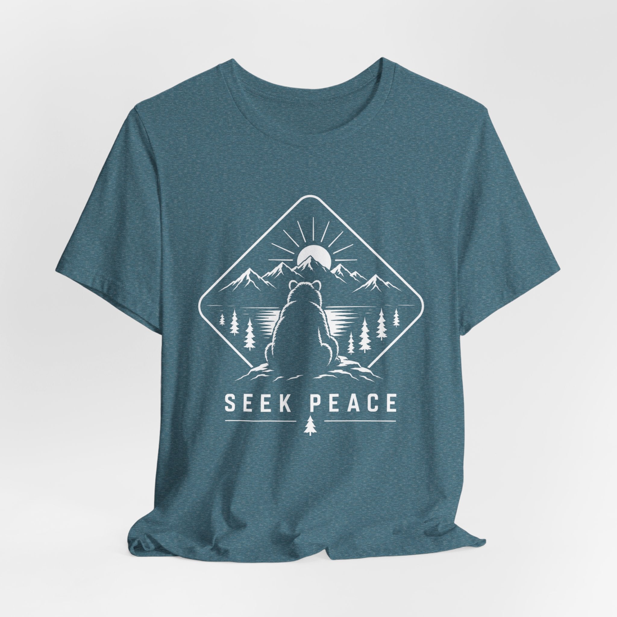 Seek Peace - Bear Wilderness Tee
