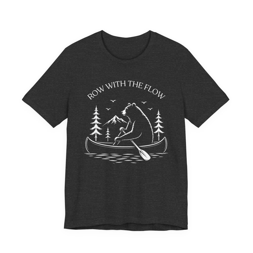 Row With The Flow - Bear Canoe Tee
