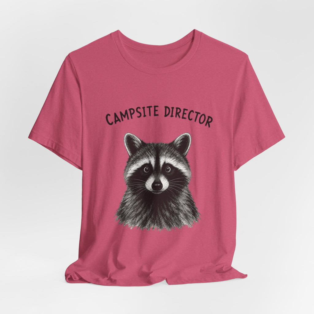Campsite Director Raccoon Graphic Tshirt