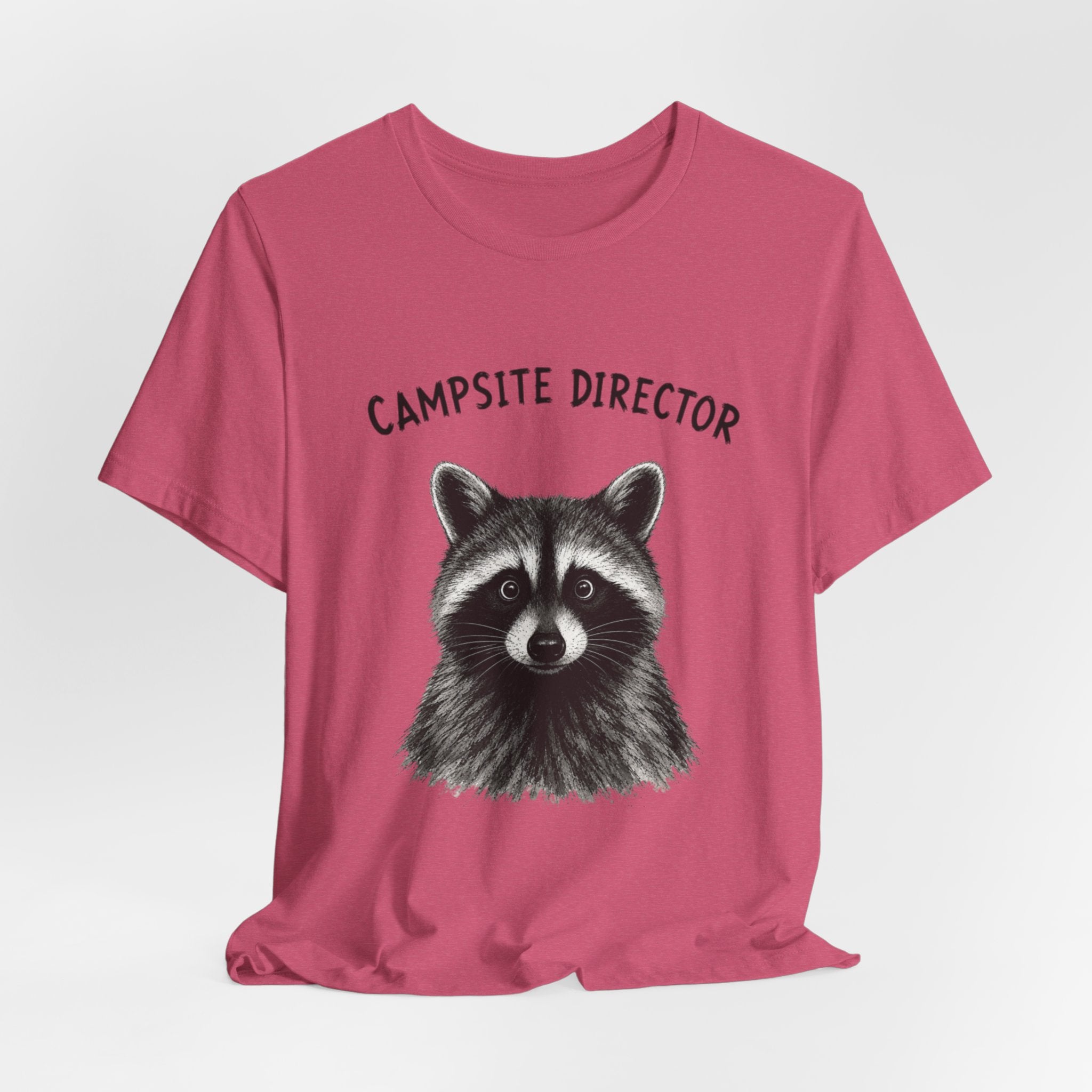Campsite Director Raccoon Graphic Tshirt