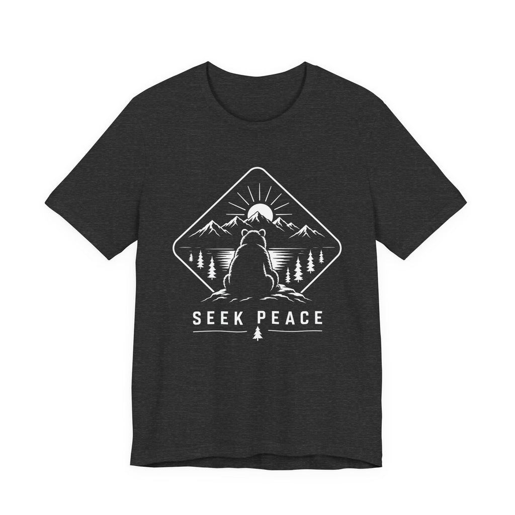 Seek Peace - Bear Wilderness Tee