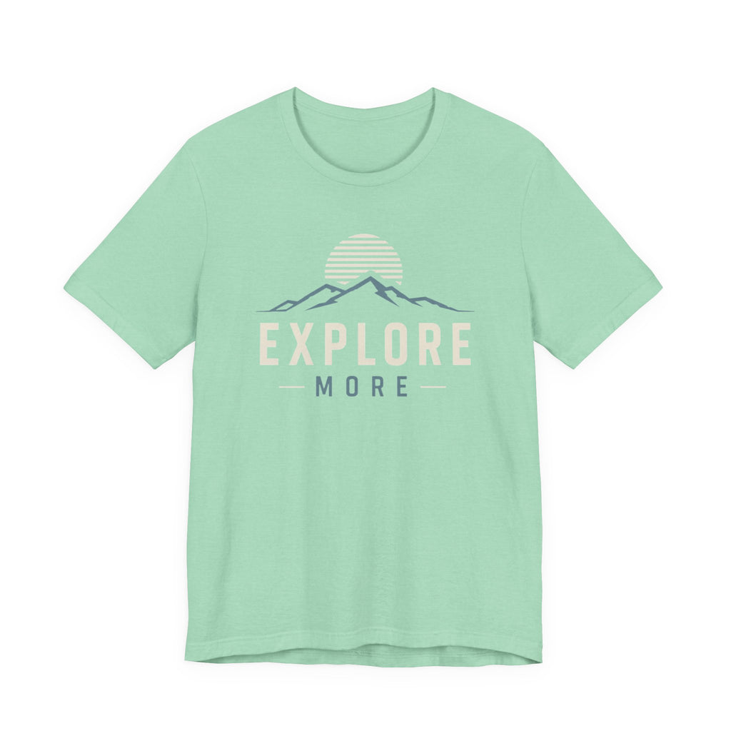 Explore More Mountain Sunset Outdoor Graphic Tshirt