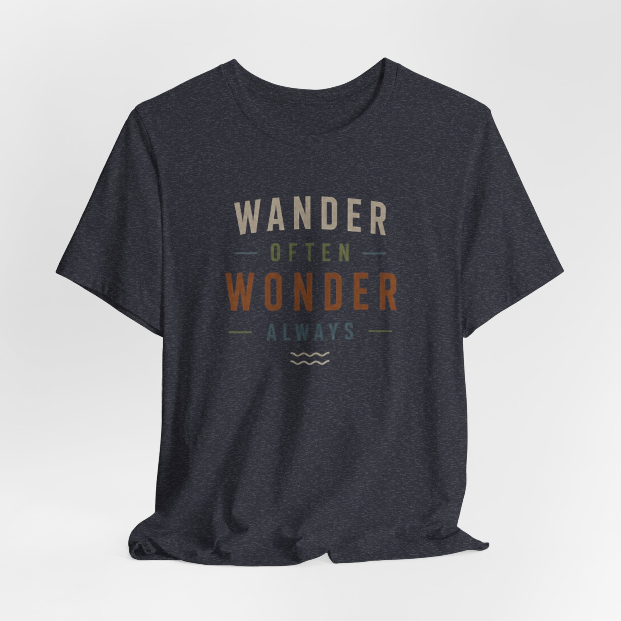 Wander Often, Wonder Always - Outdoor Adventure Graphic T-Shirt