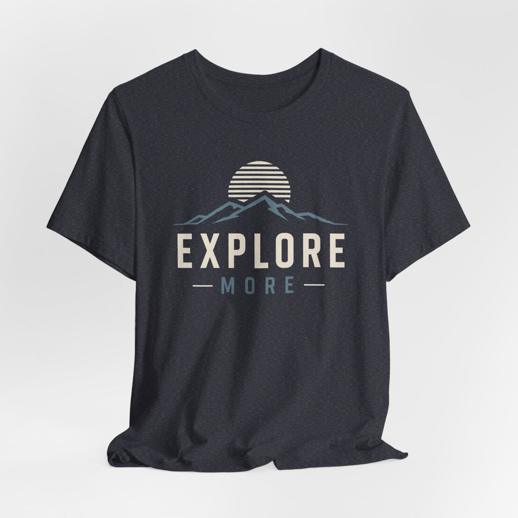Explore More Mountain Sunset Outdoor Graphic Tshirt