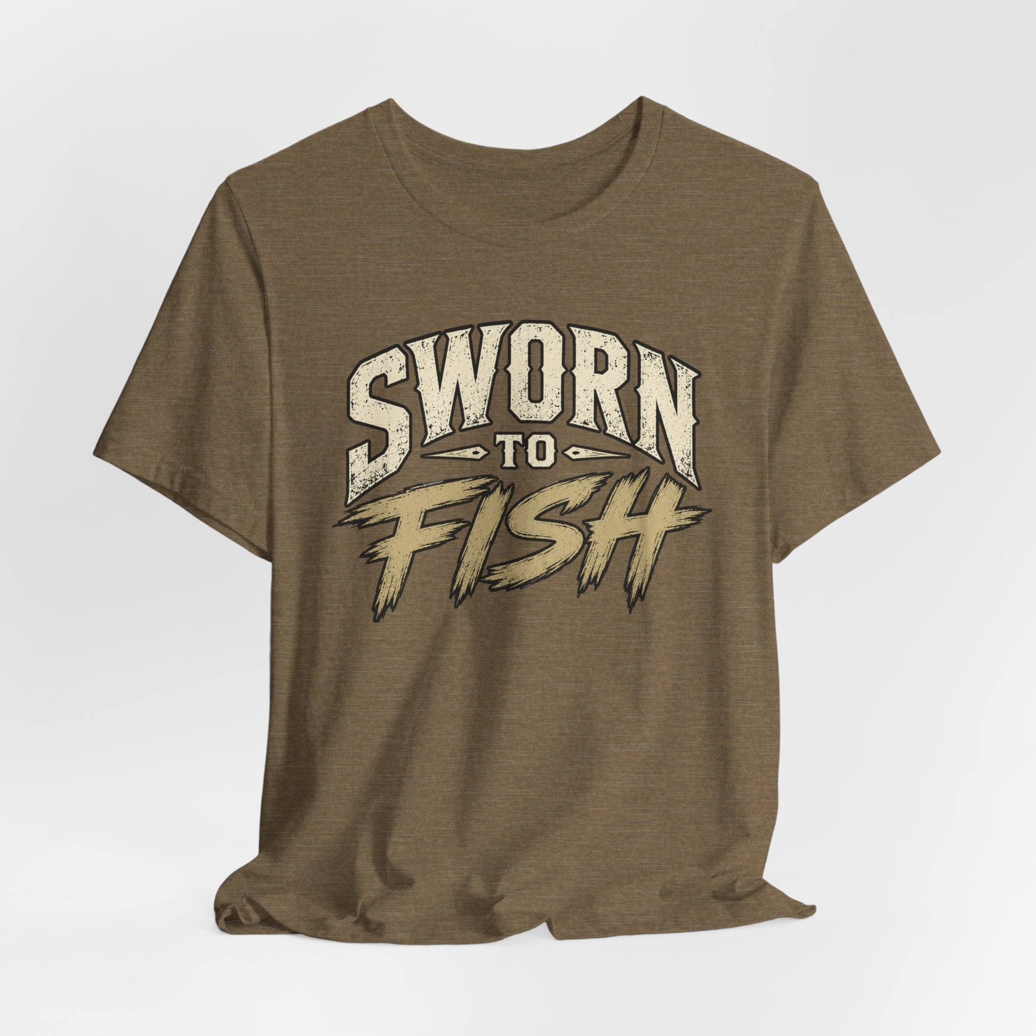 Sworn To Fish – Graphic Fishing T-Shirt