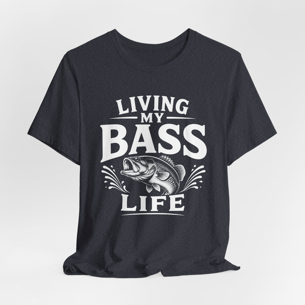 Living My Bass Life Fishing Graphic Tee