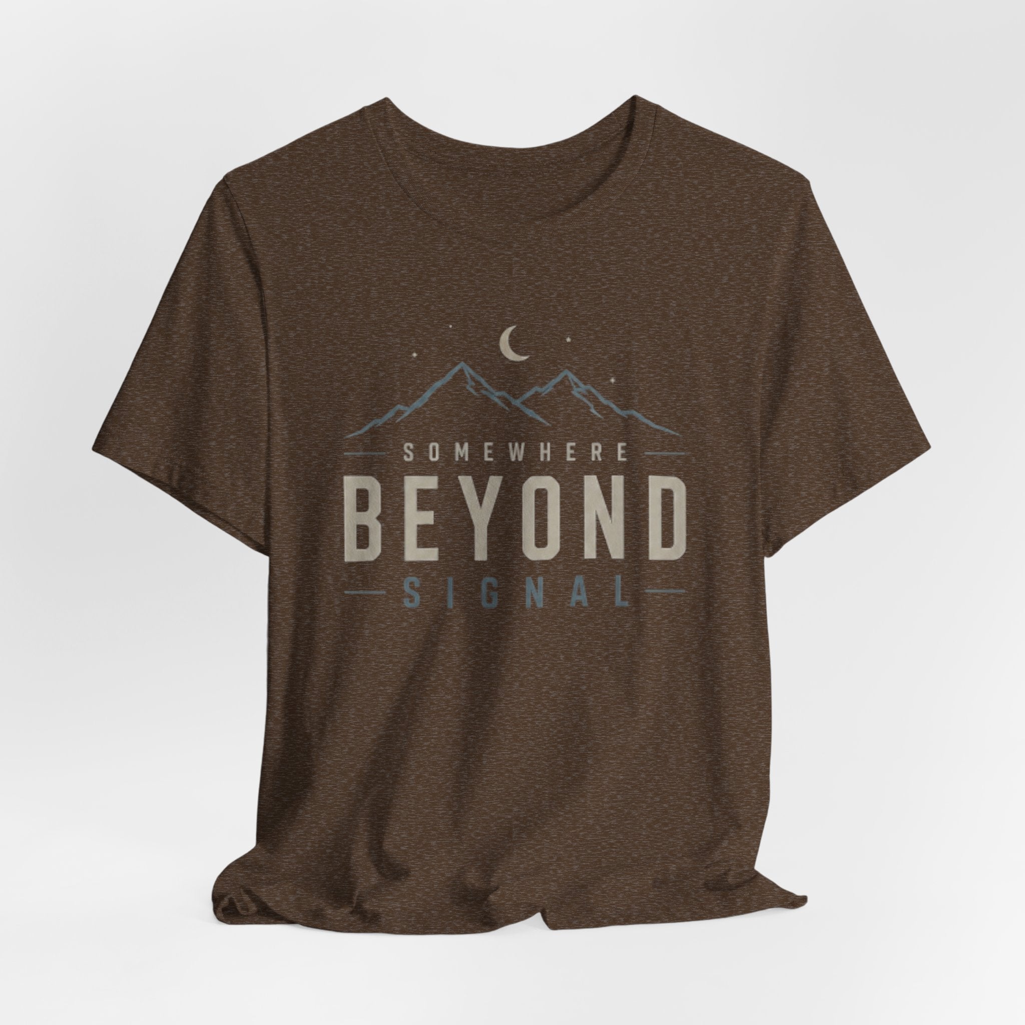 Somewhere Beyond Signal - Mountain Adventure Graphic T-Shirt
