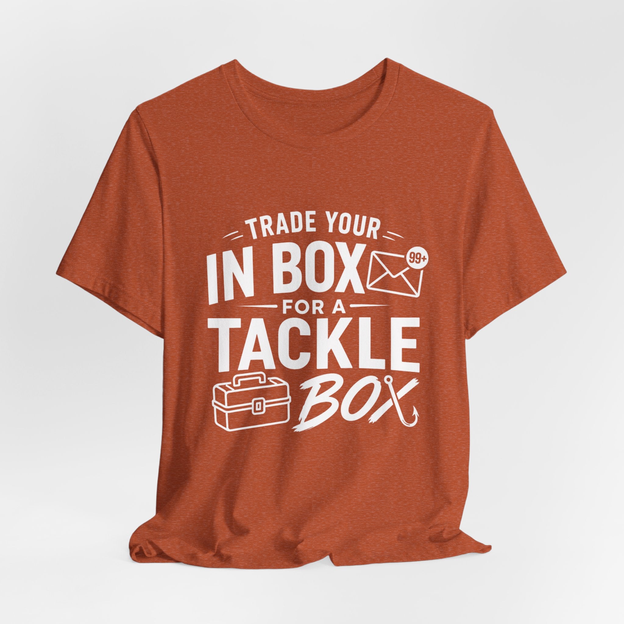Trade Your Inbox for a Tackle Box Funny Fishing T-Shirt