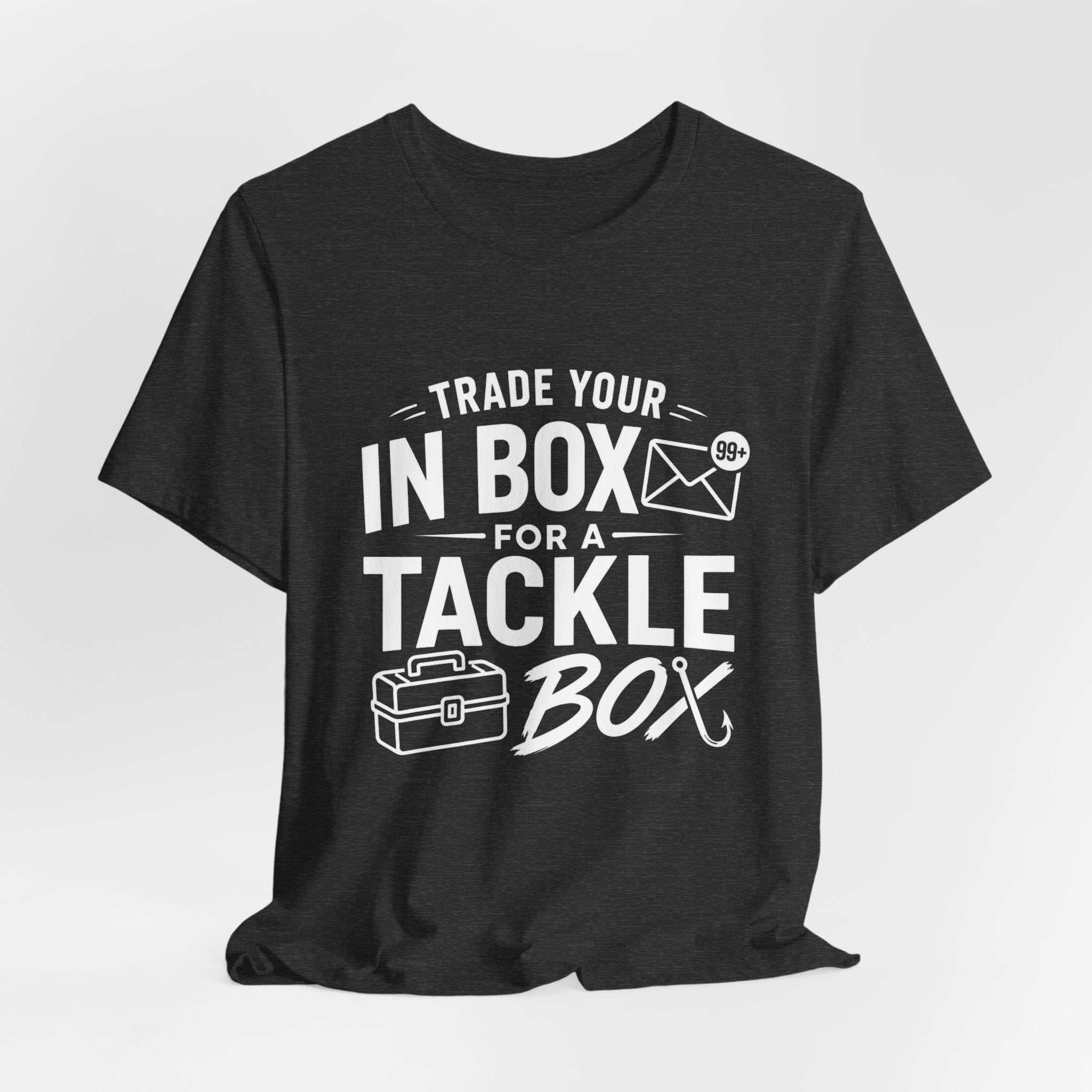 Trade Your Inbox for a Tackle Box Funny Fishing T-Shirt