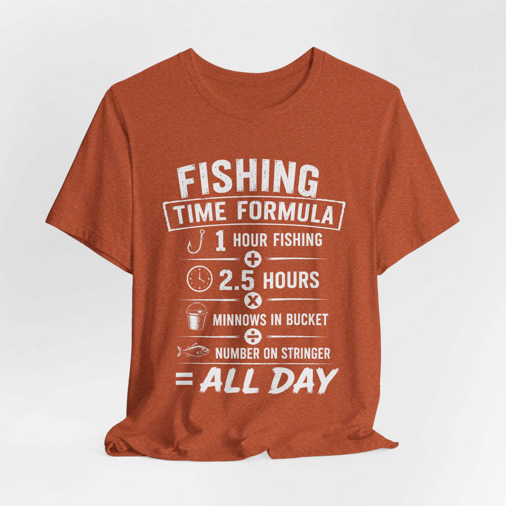 Fishing Time Formula – Graphic Fishing T-Shirt