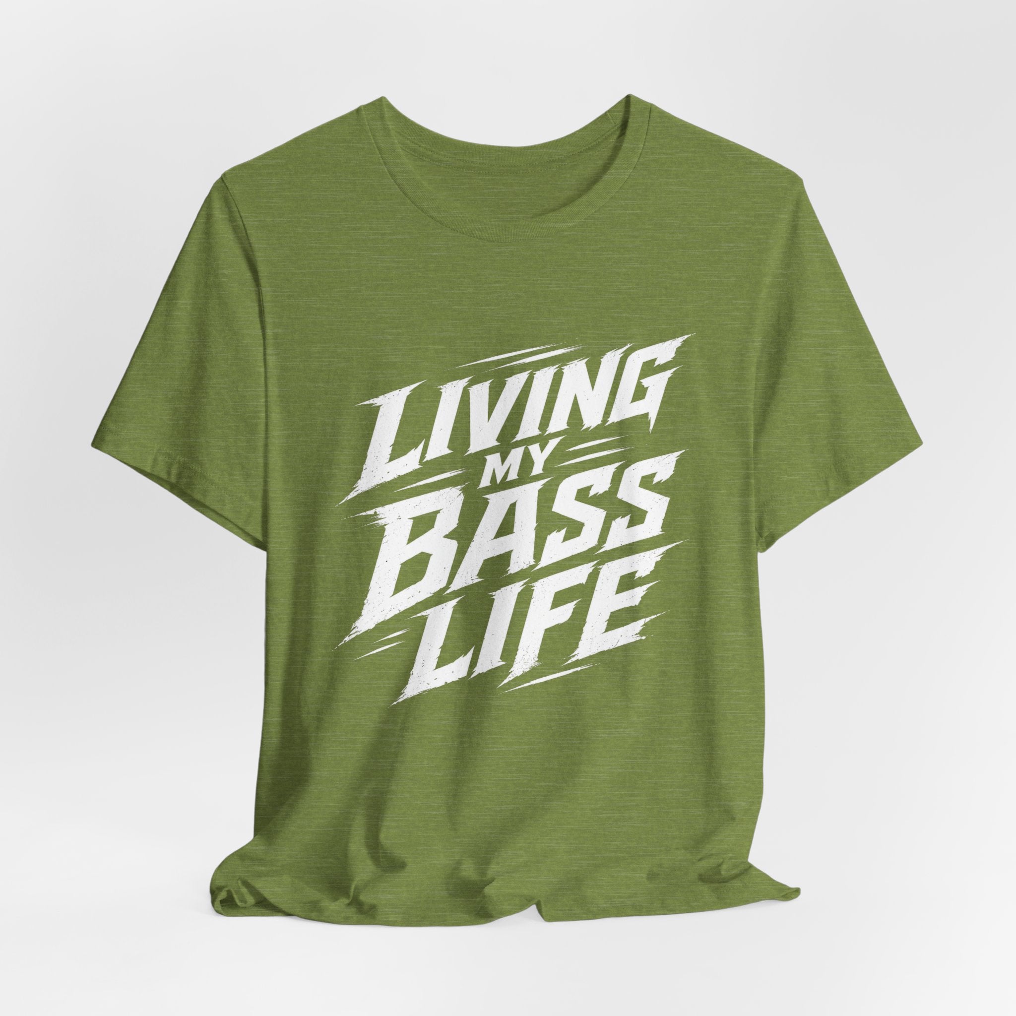 Living My Bass Life – Fishing Graphic T-Shirt