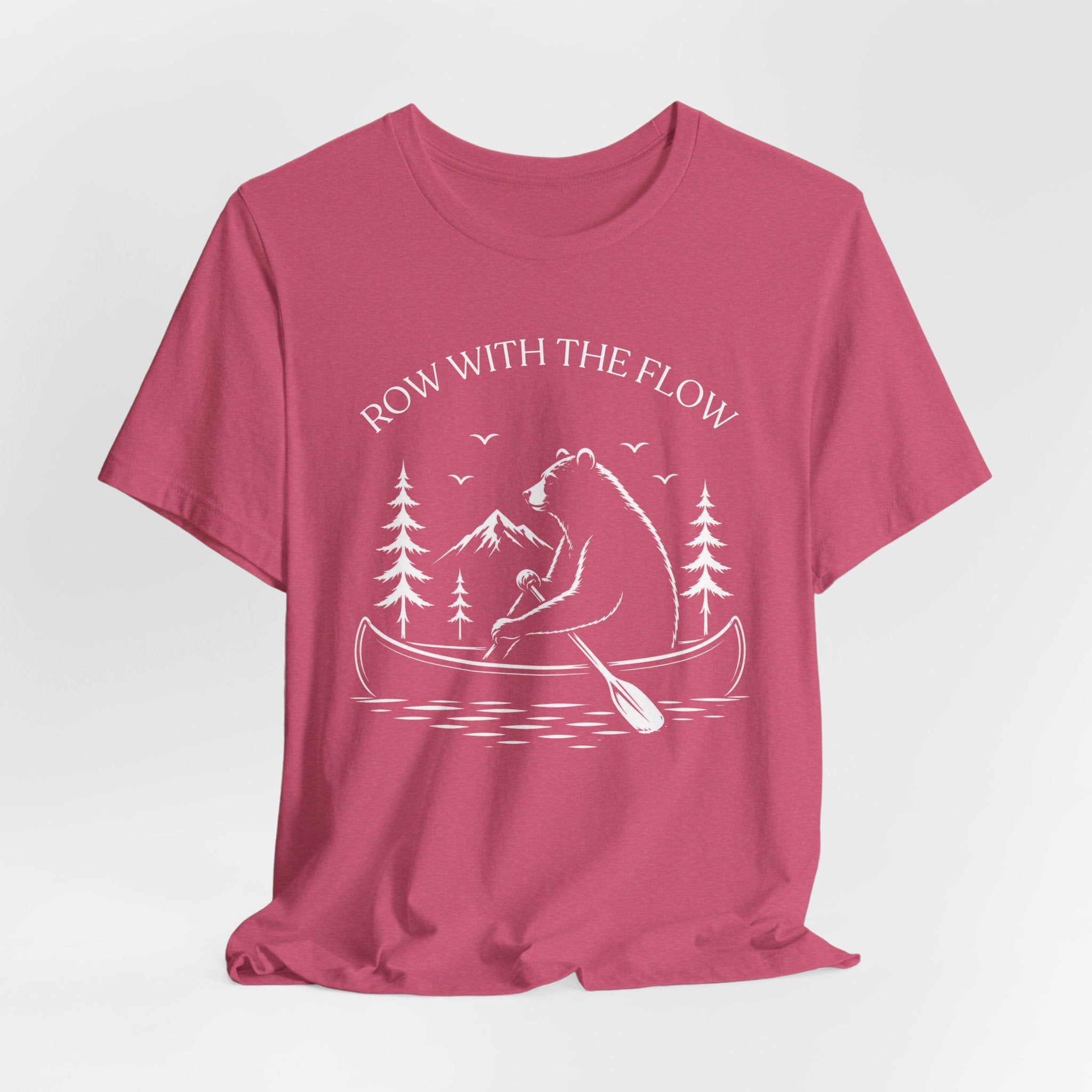 Row With The Flow - Bear Canoe Tee