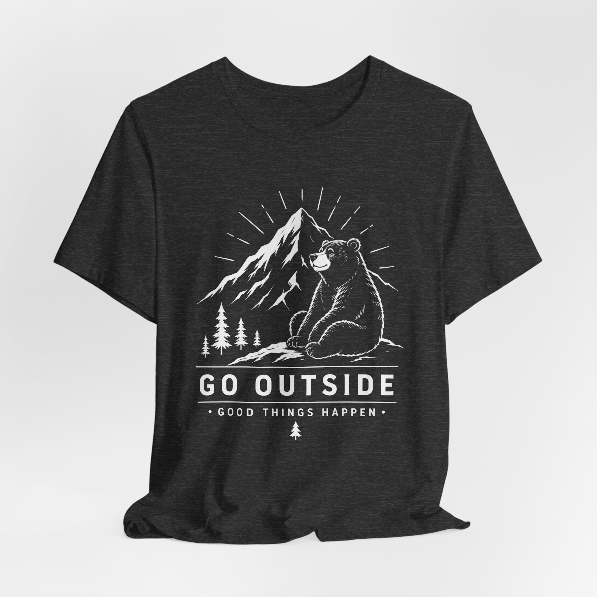 Go Outside, Good Things Happen | Bear Adventure Tee