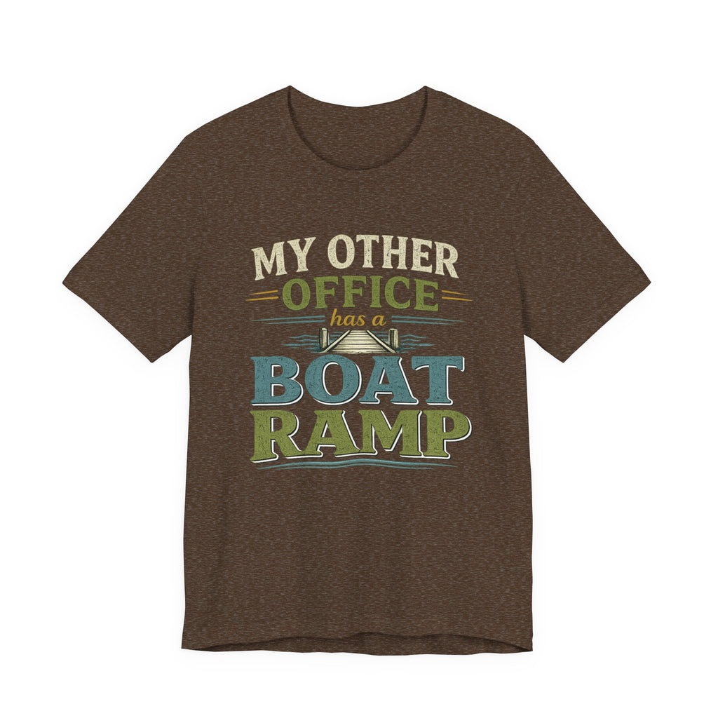 My Other Office Has a Boat Ramp – Fishing Graphic T-Shirt