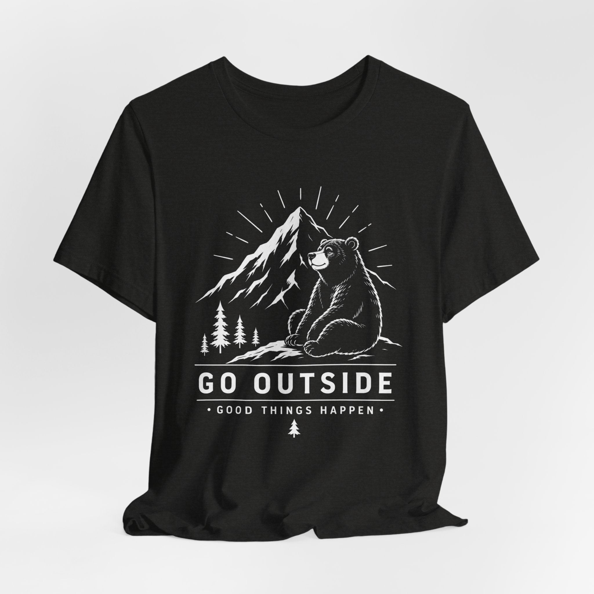 Go Outside, Good Things Happen | Bear Adventure Tee