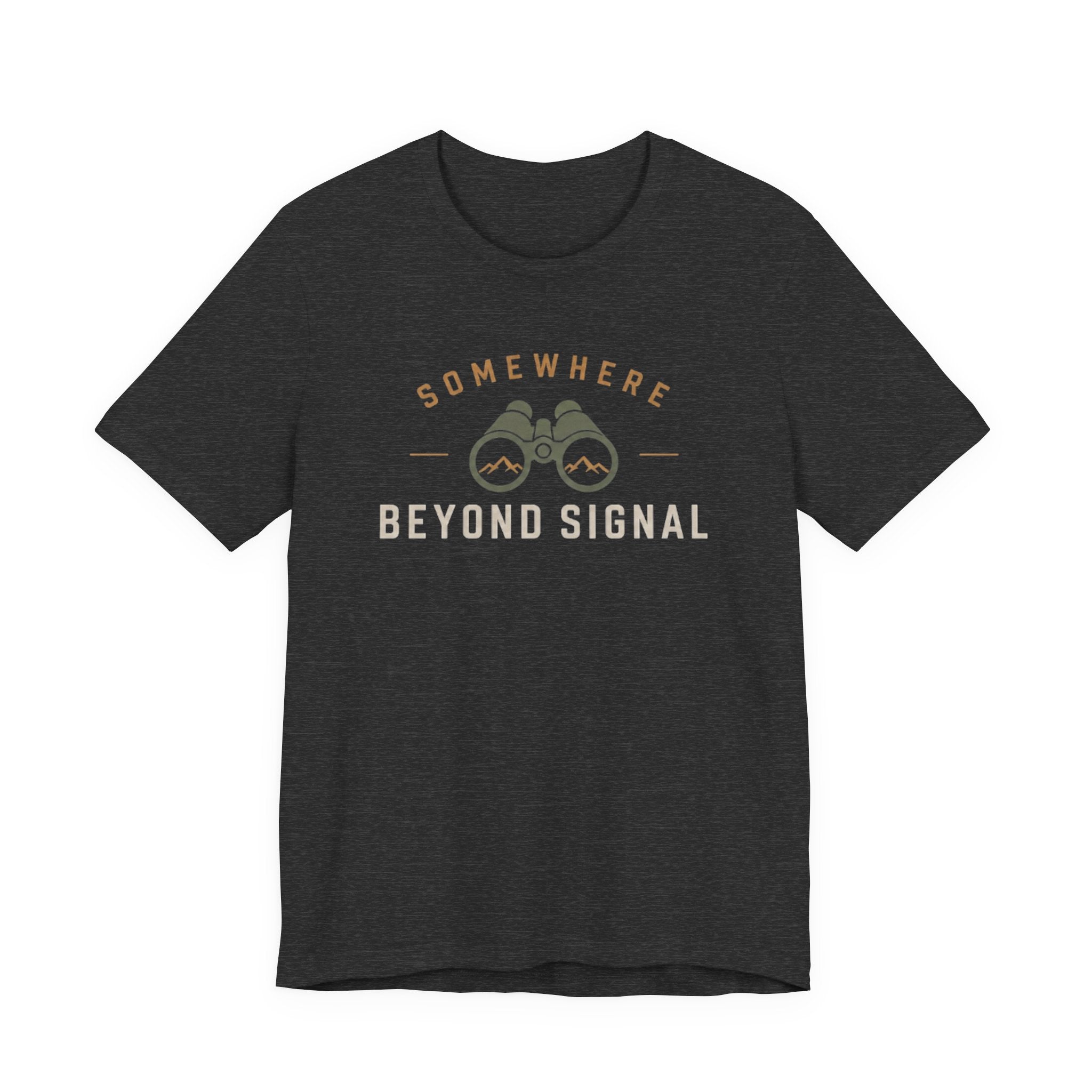 Somewhere Beyond Signal - Outdoor Adventure Graphic T-Shirt