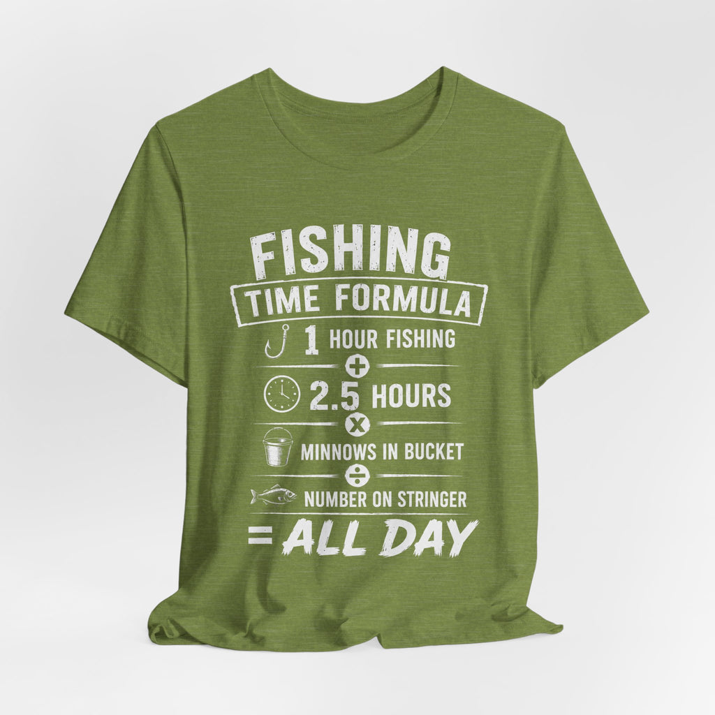 Fishing Time Formula – Graphic Fishing T-Shirt