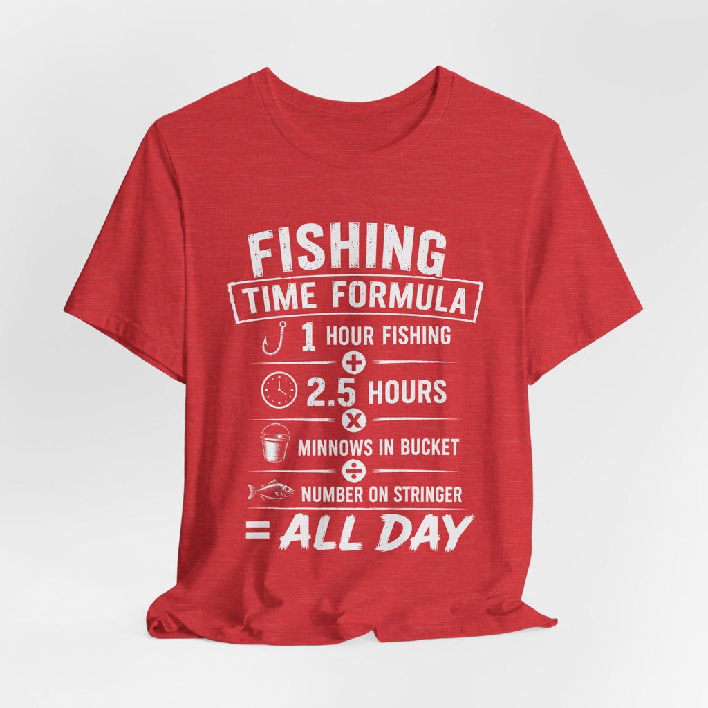 Fishing Time Formula – Graphic Fishing T-Shirt