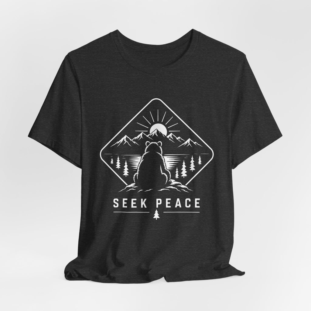 Seek Peace - Bear Wilderness Tee