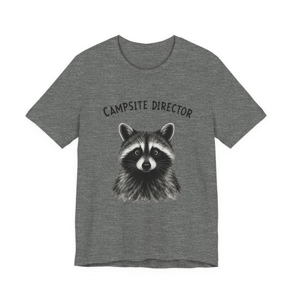 Campsite Director Raccoon Graphic Tshirt