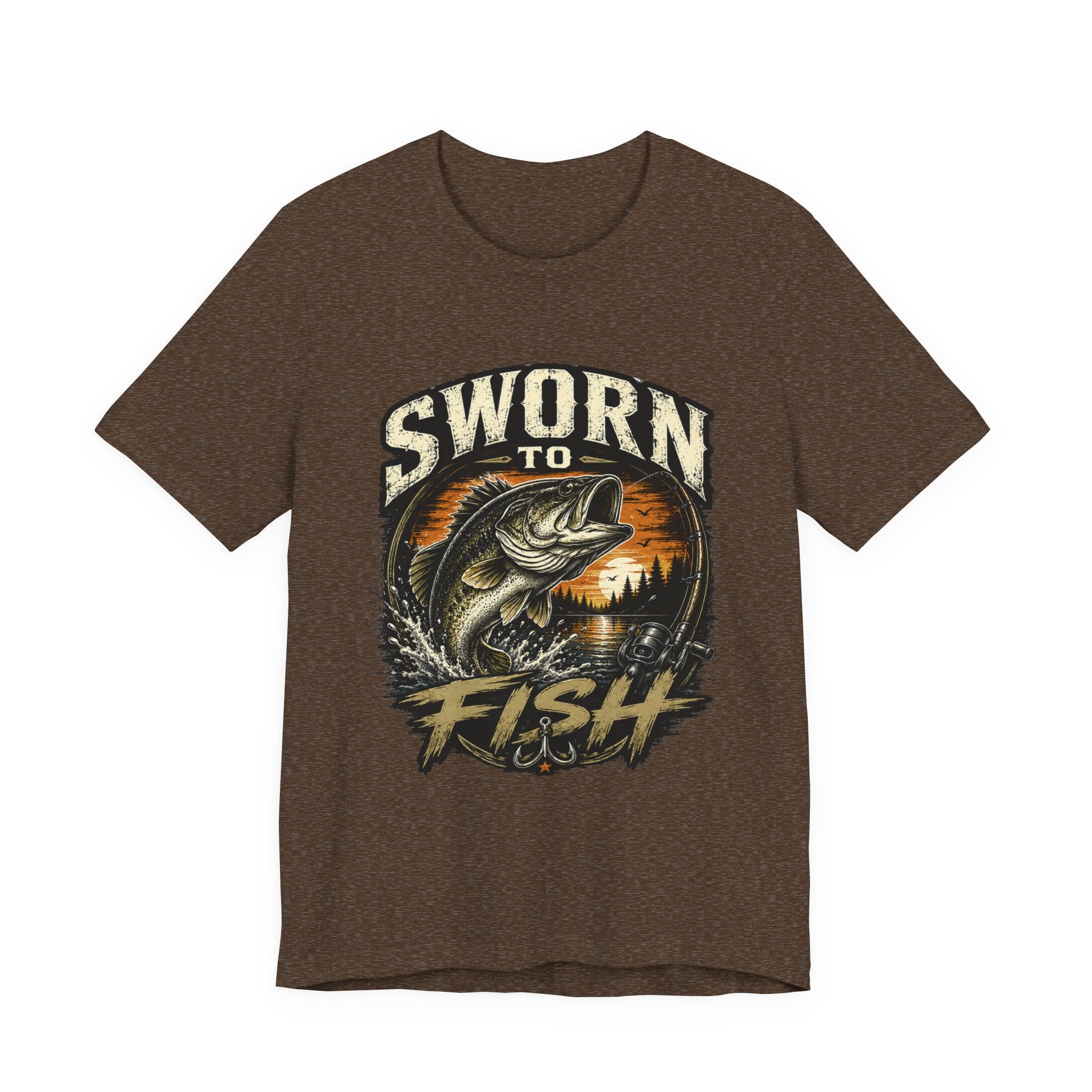 Sworn to Fish – Fishing Graphic T-Shirt