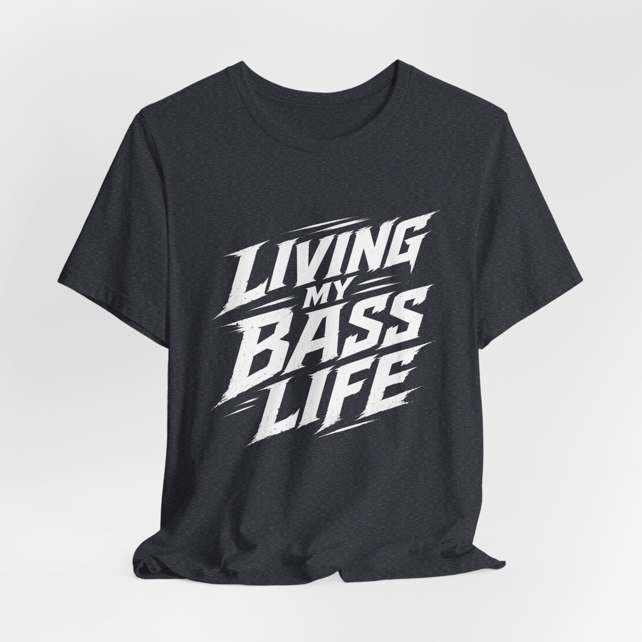 Living My Bass Life – Fishing Graphic T-Shirt