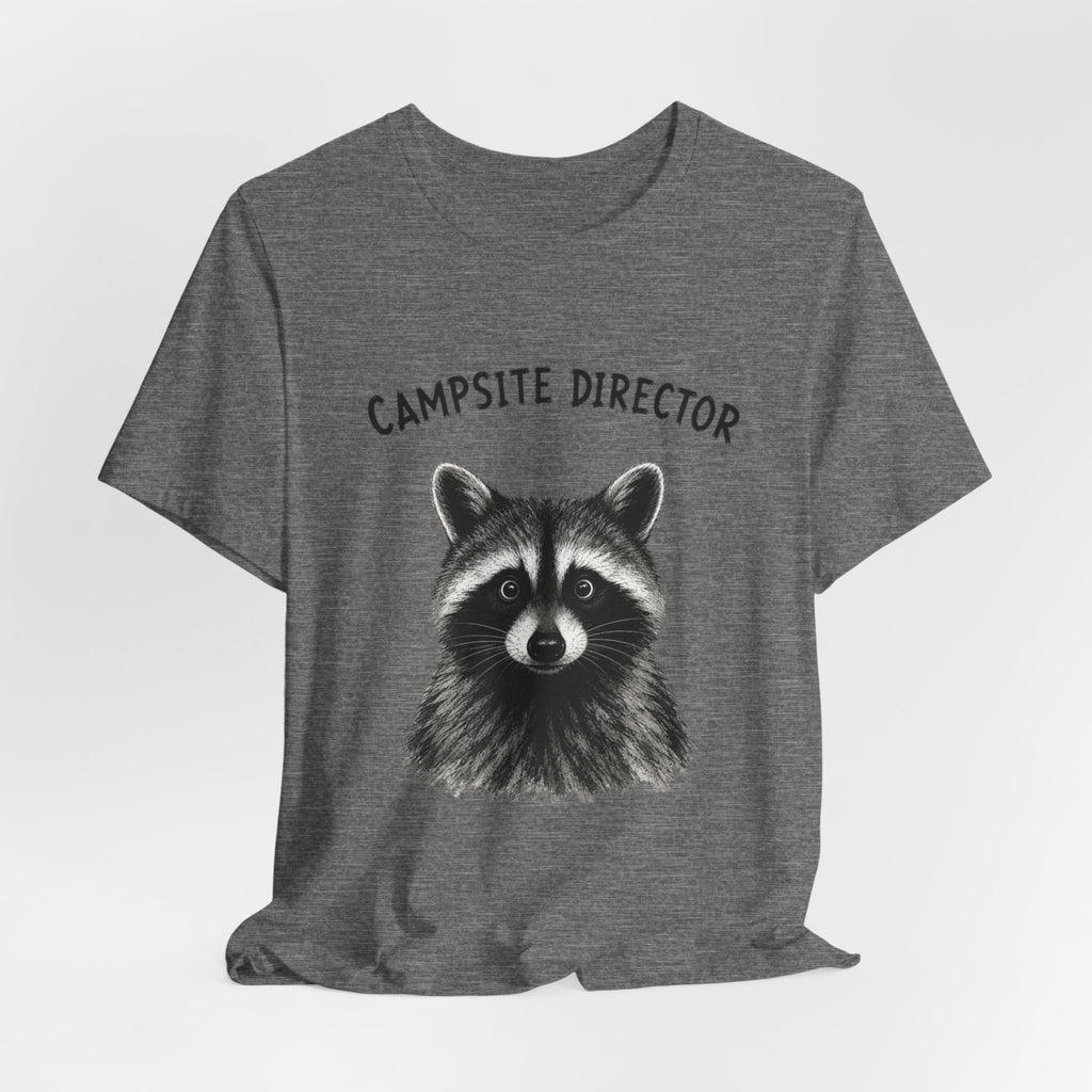 Campsite Director Raccoon Graphic Tshirt