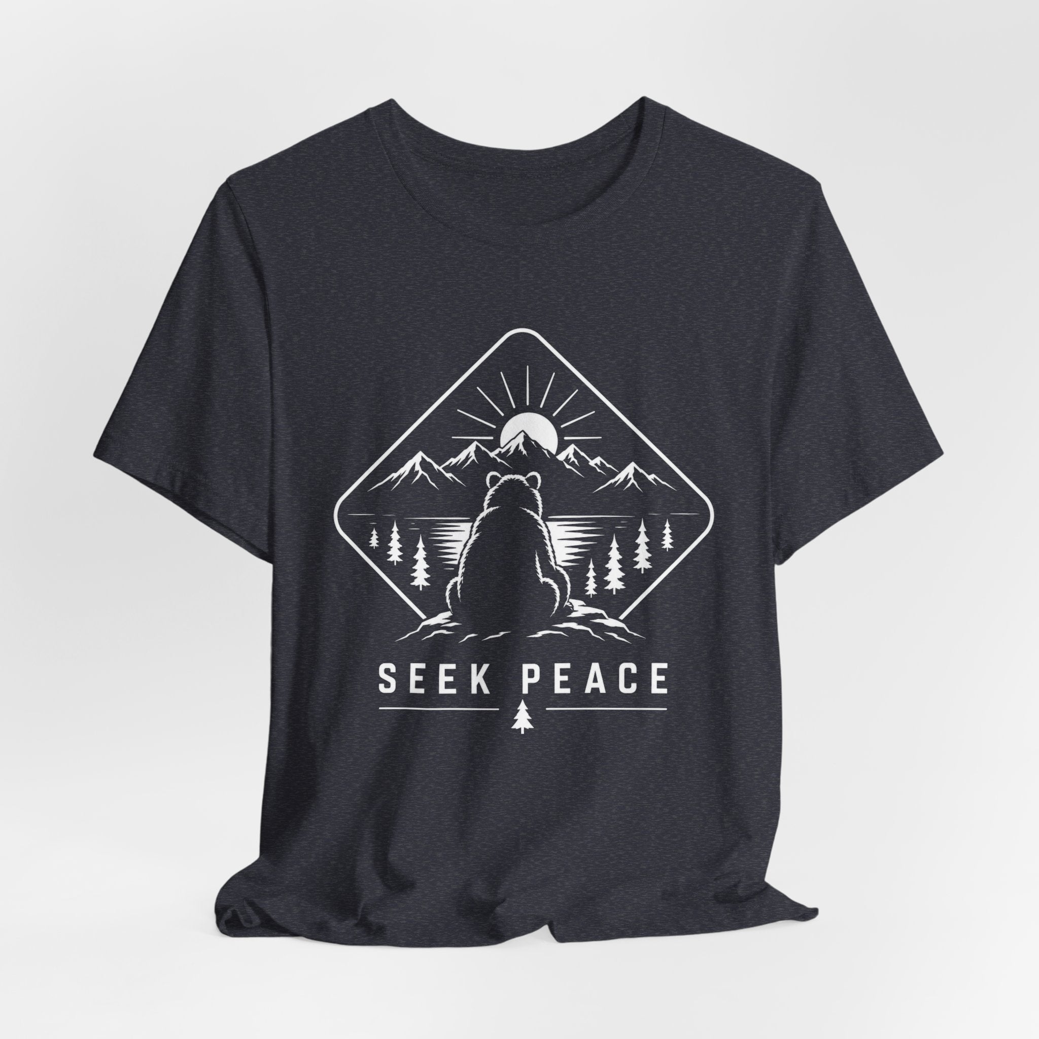 Seek Peace - Bear Wilderness Tee