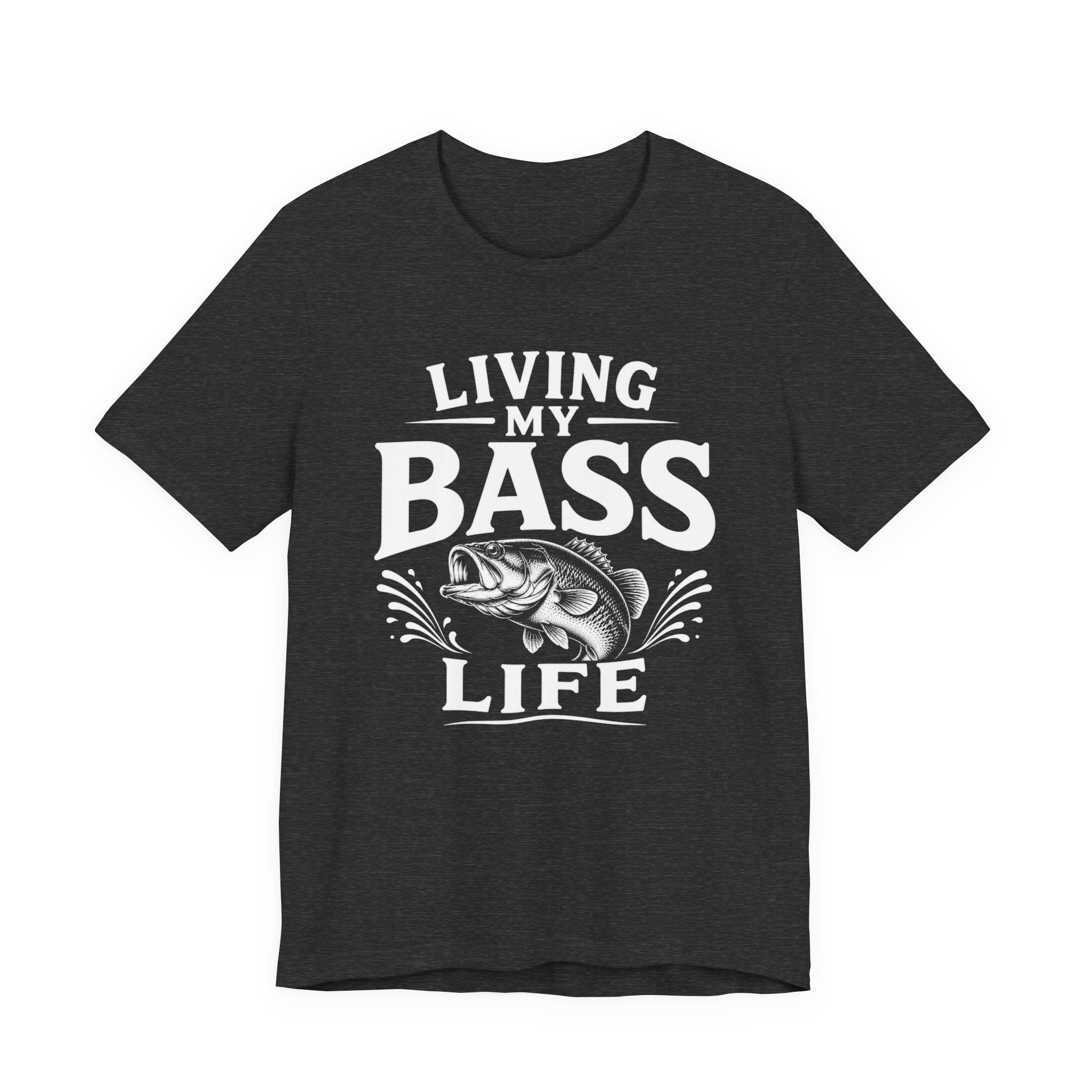 Living My Bass Life Fishing Graphic Tee
