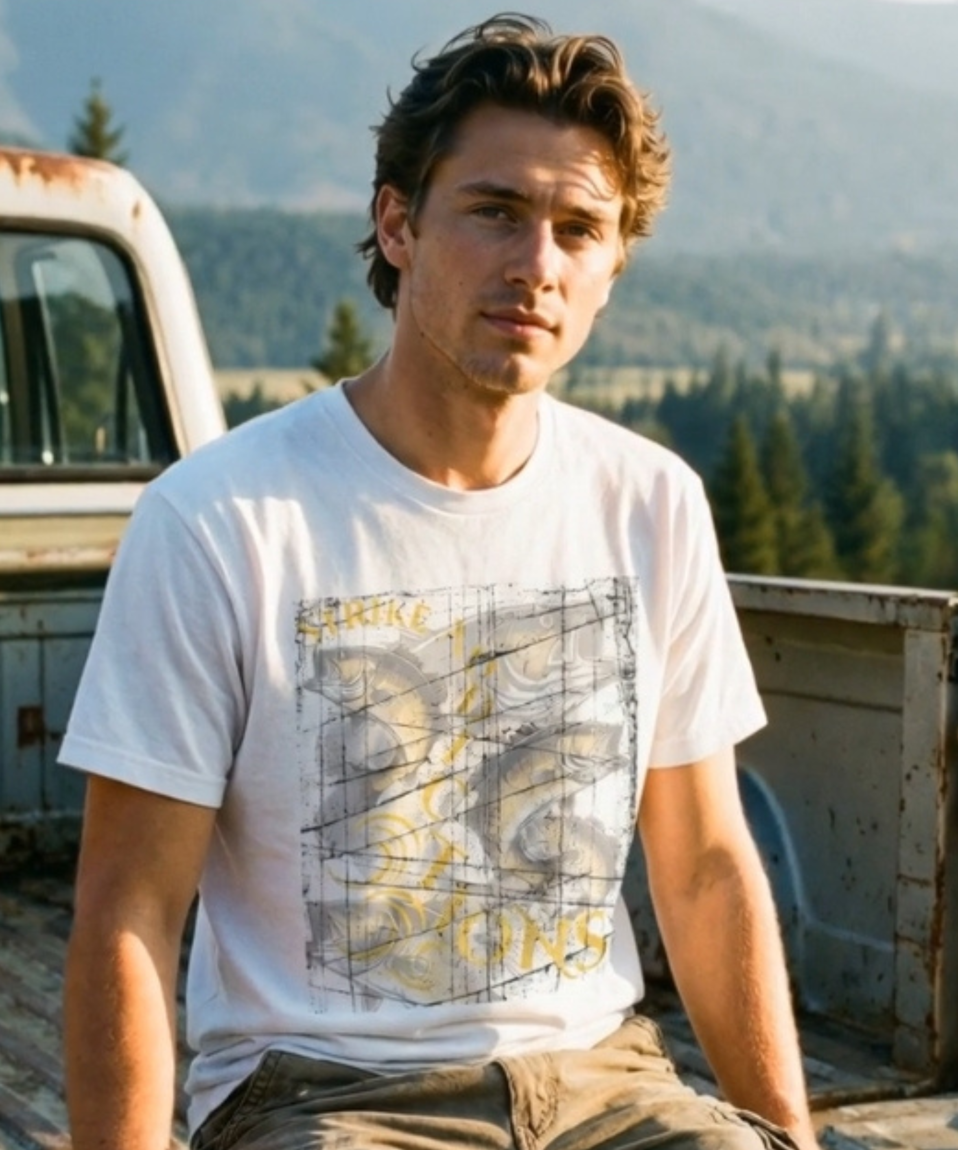 Strike Addictions Graphic Fishing T-shirt