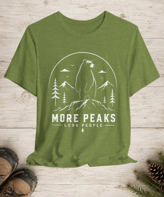 More Peaks, Less People | Bear Mountain Tee