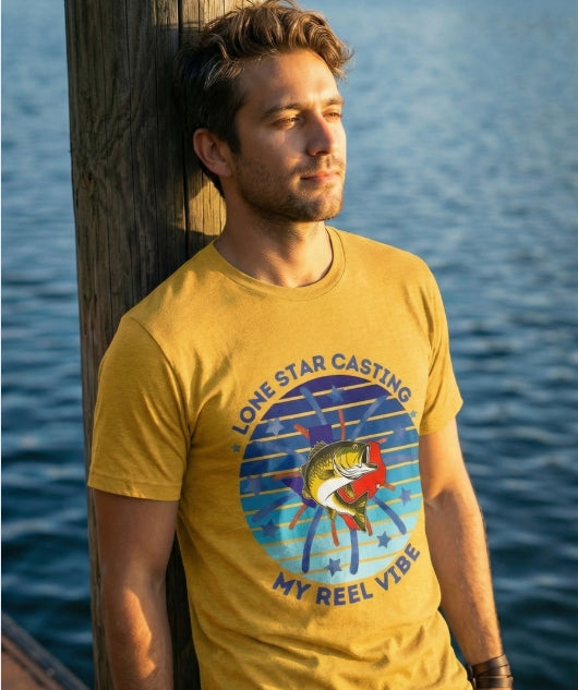 Lone Star Casting - My Reel Vibe Tshirt