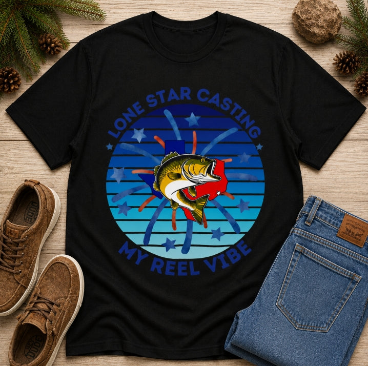 Lone Star Casting - My Reel Vibe Tshirt