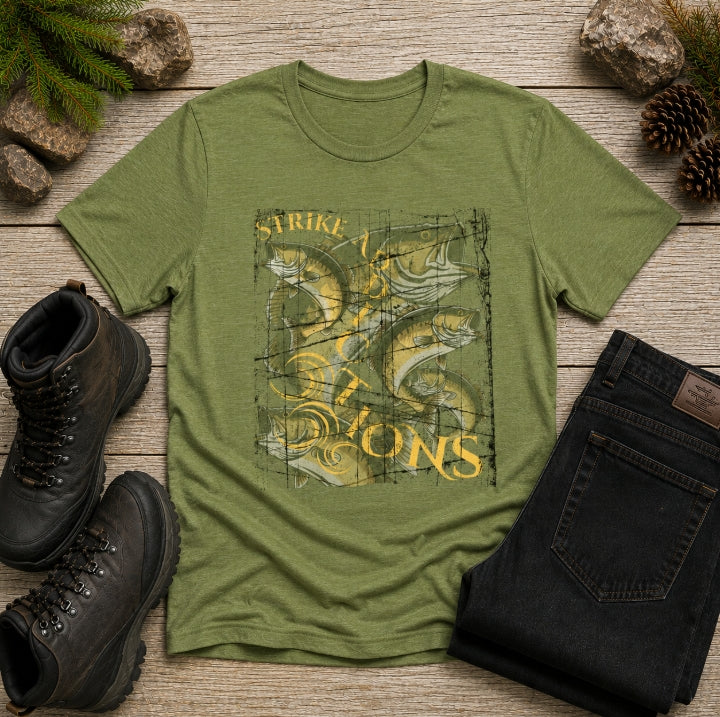 Strike Addictions Graphic Fishing T-shirt